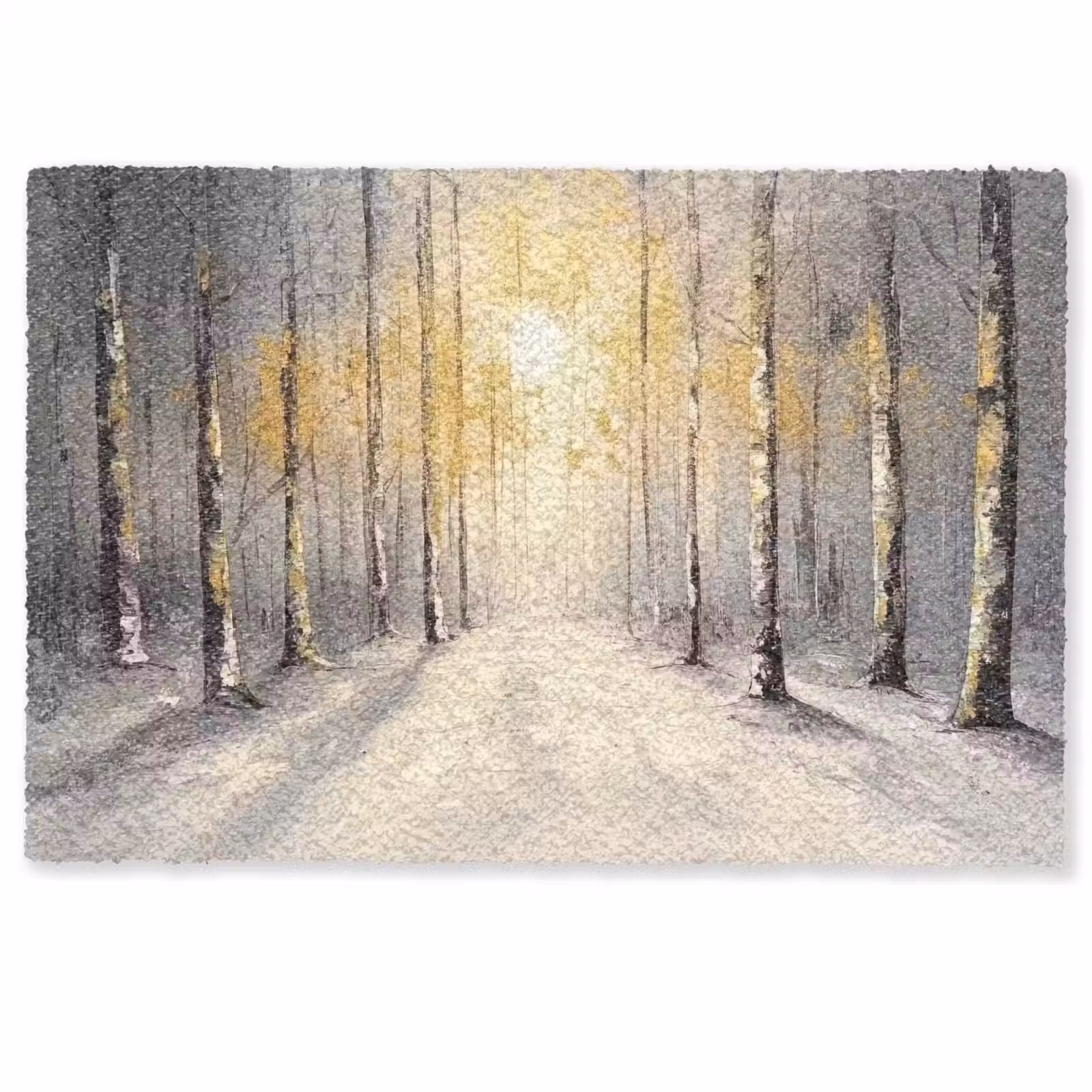 Deurmat - Winter - Abstract - Sneeuw - Natuur - Zon — 1