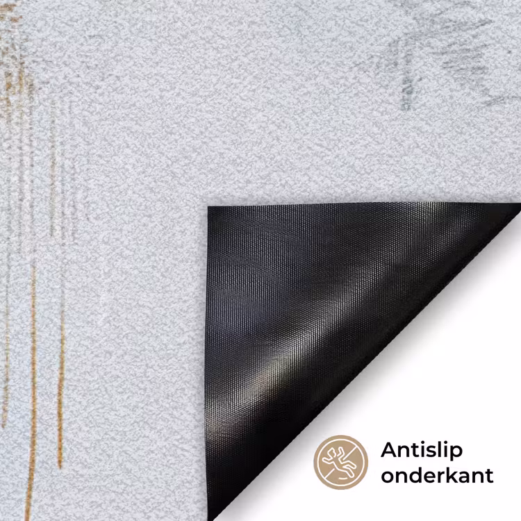 Deurmat - Abstract - Winter - Sneeuwvlok - Sneeuw - Goud — 6