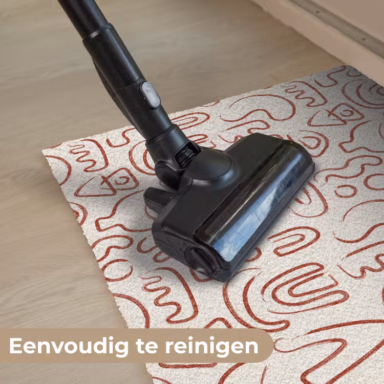 Deurmat - Beige - Vormen - Rood - Patroon — 9