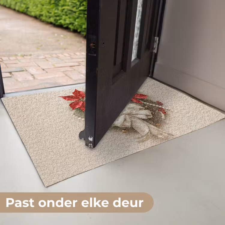Deurmat - Deurkrans - Strik - Kerst - Rood - Groen — 7