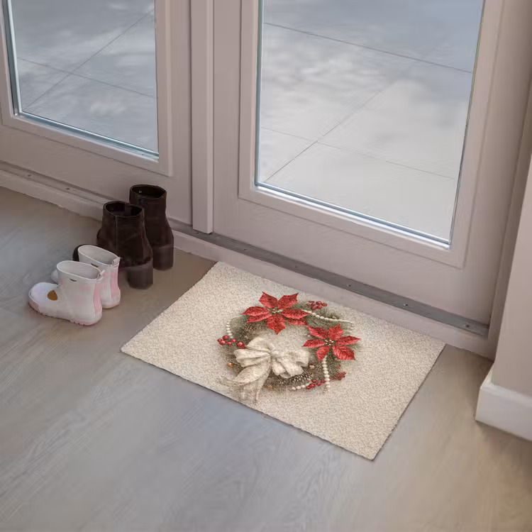 Deurmat - Deurkrans - Strik - Kerst - Rood - Groen — 8