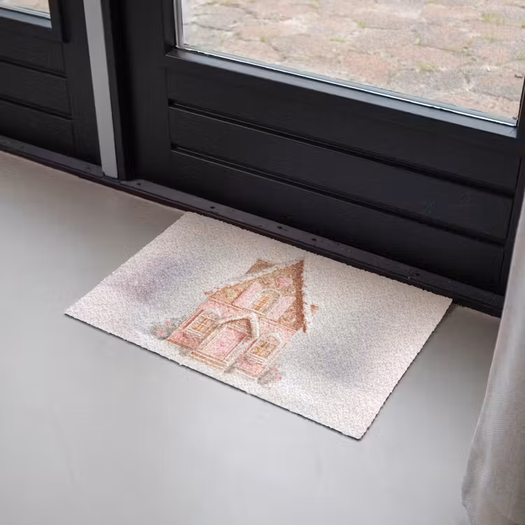 Deurmat - Huisje - Suiker - Pastel — 2