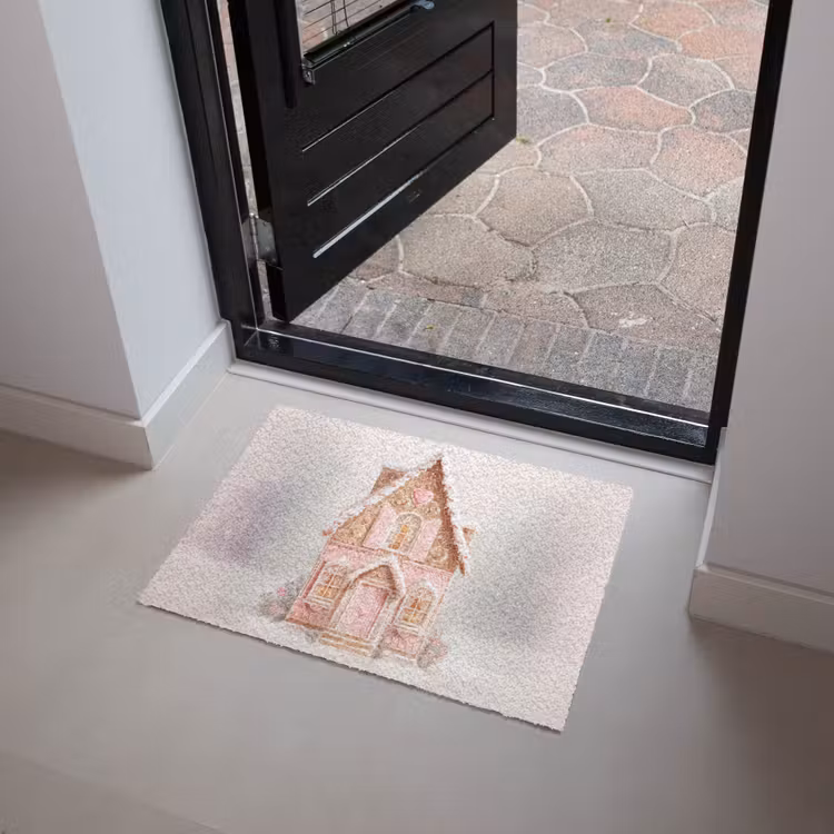 Deurmat - Huisje - Suiker - Pastel — 4