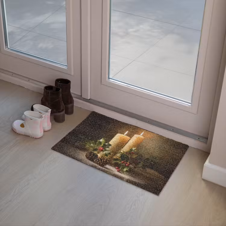 Deurmat - Kaarslicht - Kerst - Veelkleurig — 8