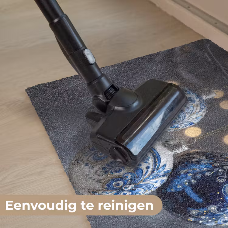 Deurmat - Kerstbal - Versierd - Blauw — 9