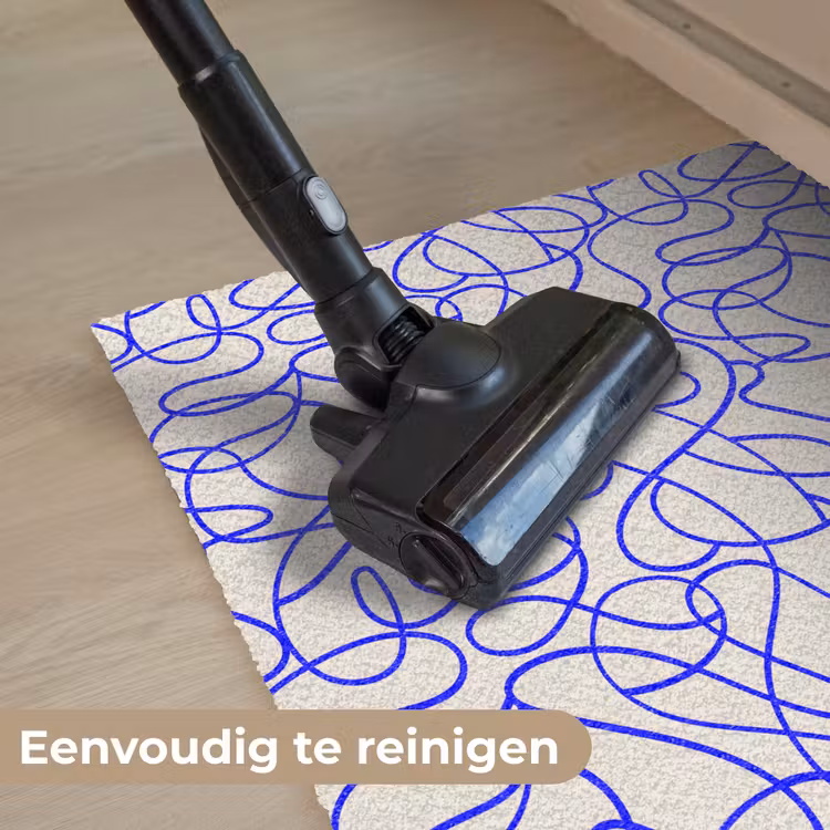 Deurmat - Patronen - Beige - Blauw - Lijnen — 9
