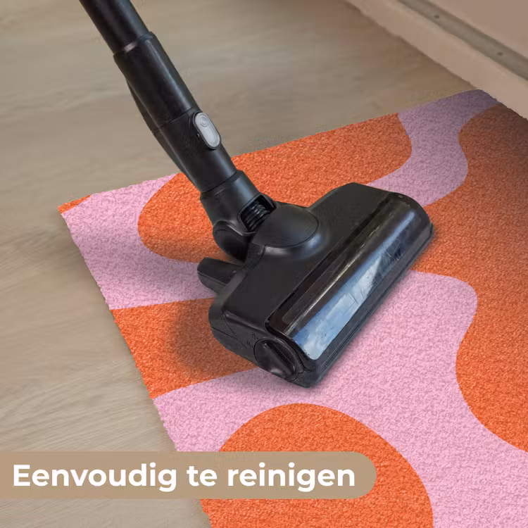 Deurmat - Vlekken - Rood - Roze - Patroon - Minimalistisch — 9