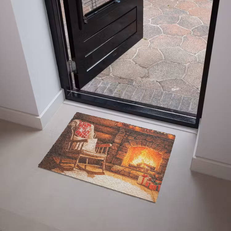 Deurmat - Winter - Kerst - Huis - Openhaard — 4