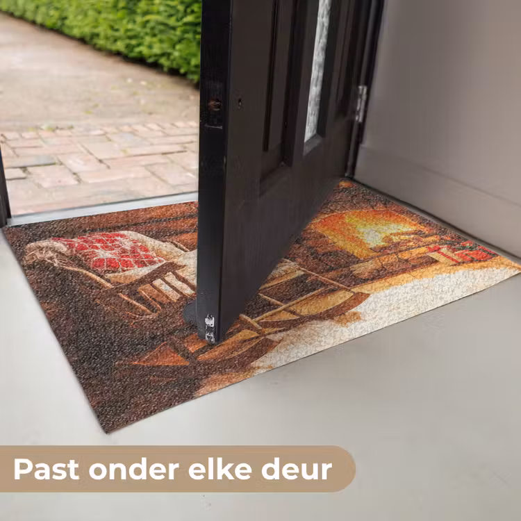 Deurmat - Winter - Kerst - Huis - Openhaard — 7
