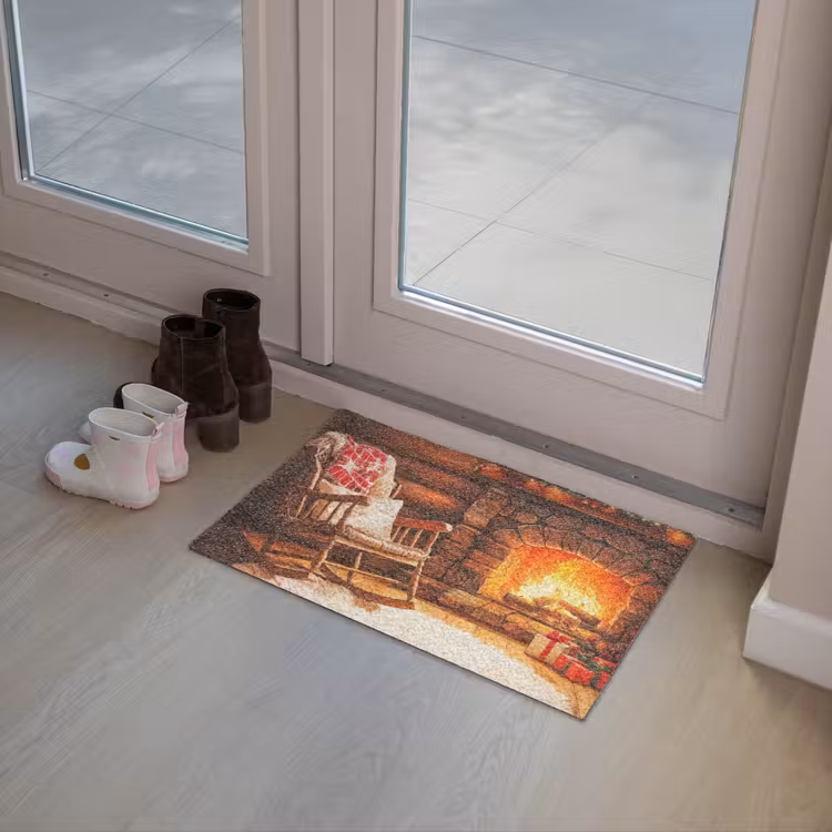 Deurmat - Winter - Kerst - Huis - Openhaard — 8