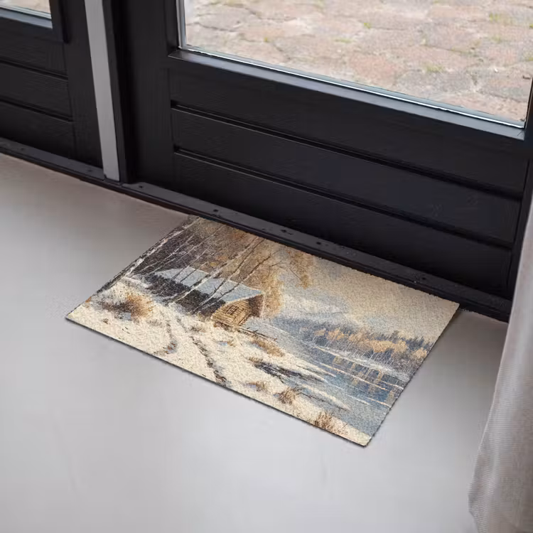 Deurmat - Winter - Sneeuw - Huis - Natuur — 2
