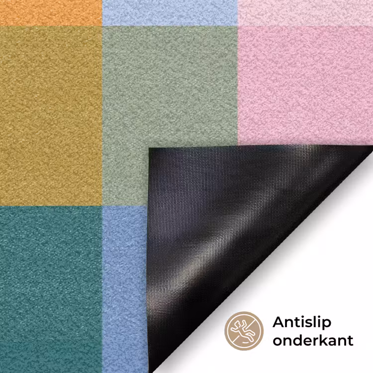 Deurmat - Blokken - Vierkant - Patroon - Gekleurd — 6