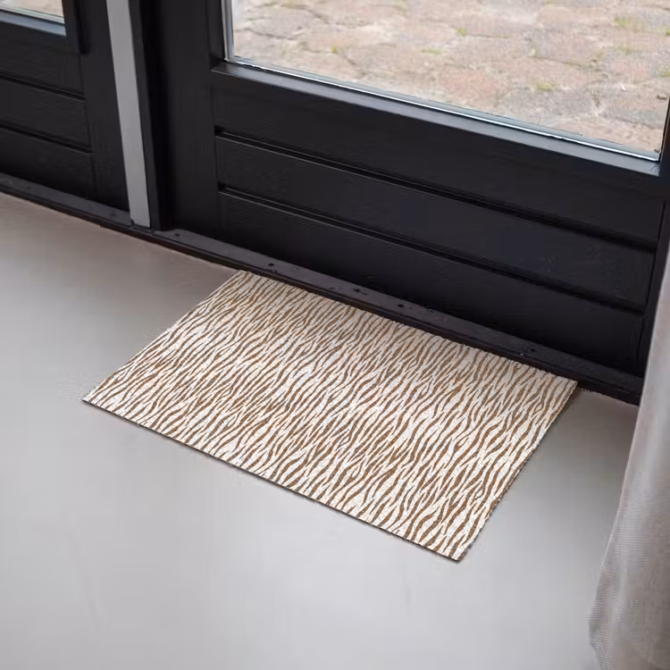 Deurmat - Bruin - Patroon - Zebra — 2