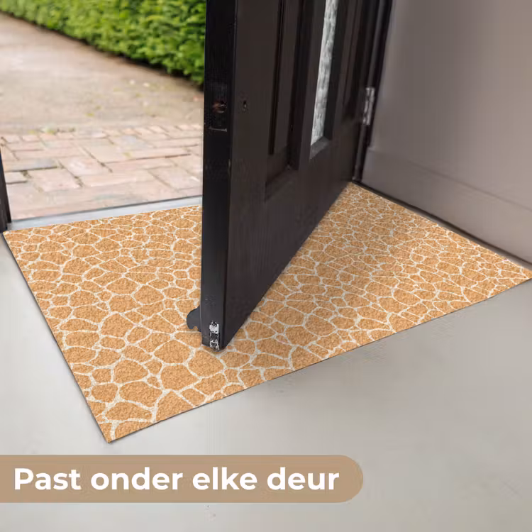 Deurmat - Giraf - Oranje - Patroon — 7