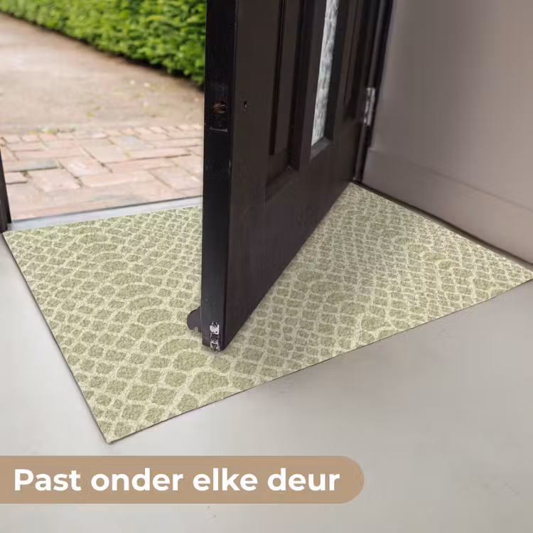 Deurmat - Groen - Patroon - Schubben — 7