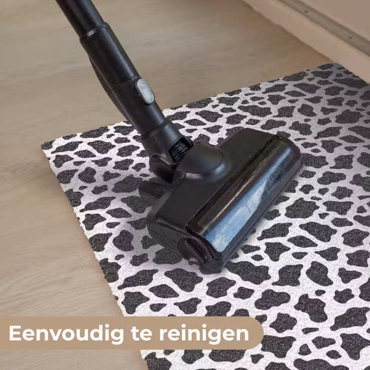 Deurmat - Koe - Vlekken - Patroon - Zwart — 9