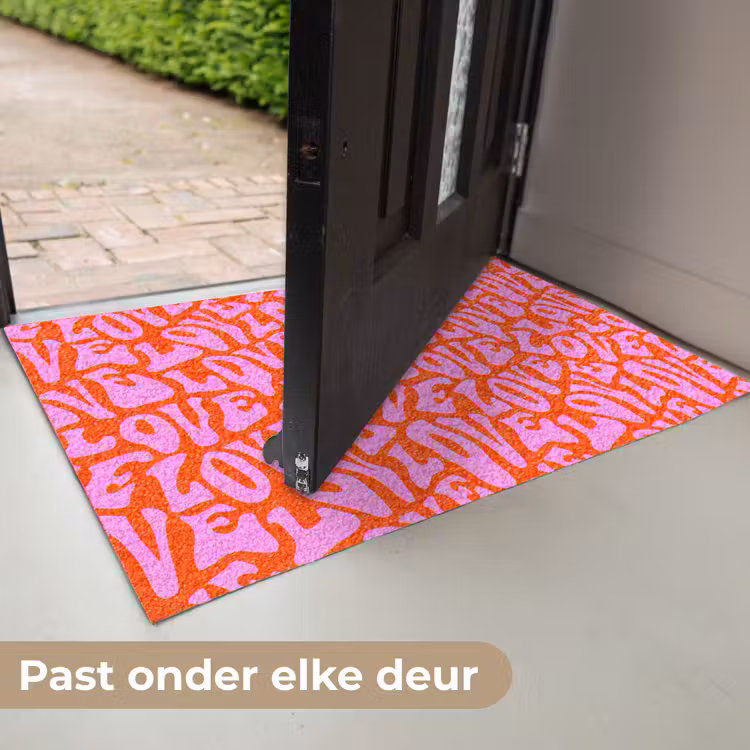 Deurmat - Love - Roze - Valentijn - Rood — 7