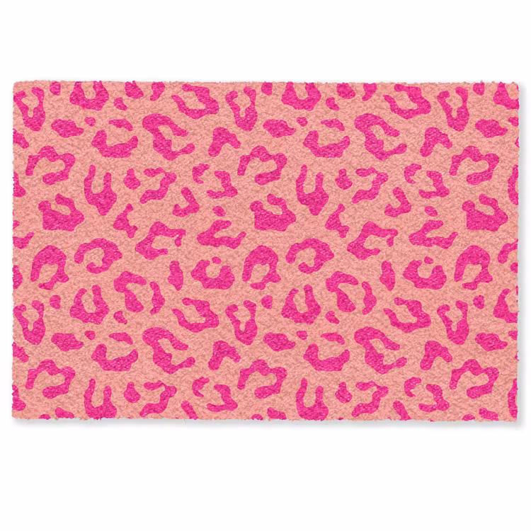 Deurmat - Panterprint - Roze - Dierenprint - Minimalistisch — 1