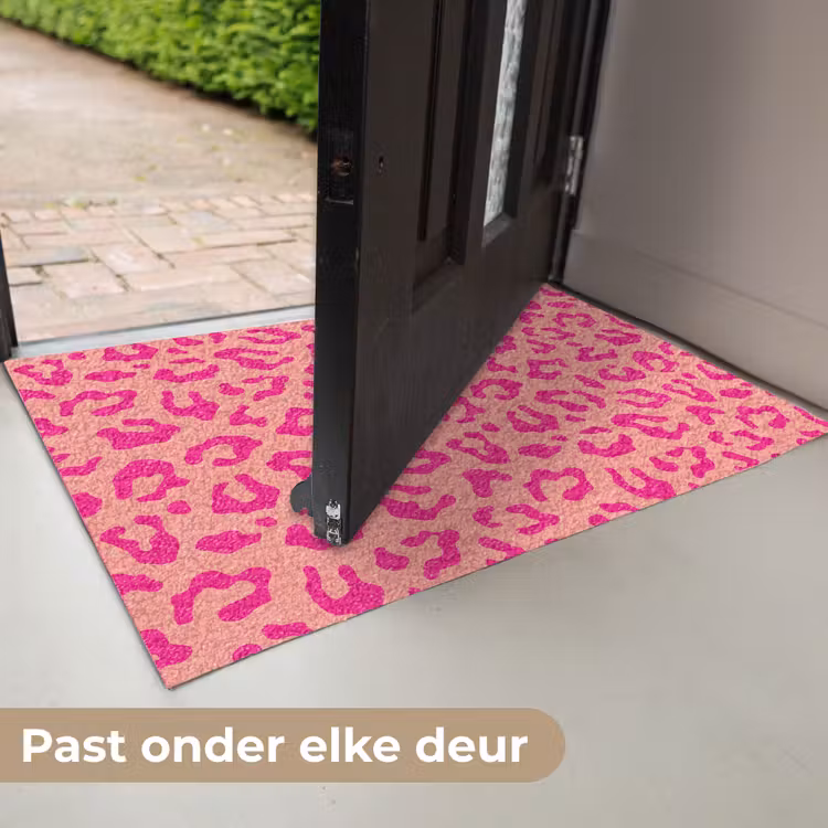 Deurmat - Panterprint - Roze - Dierenprint - Minimalistisch — 7