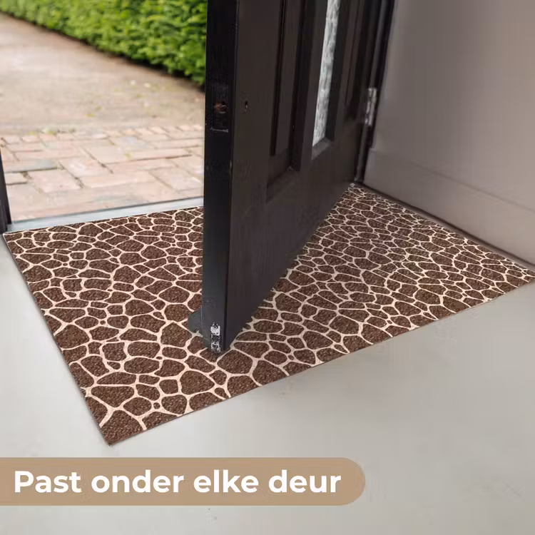 Deurmat - Patroon - Giraf - Bruin — 7