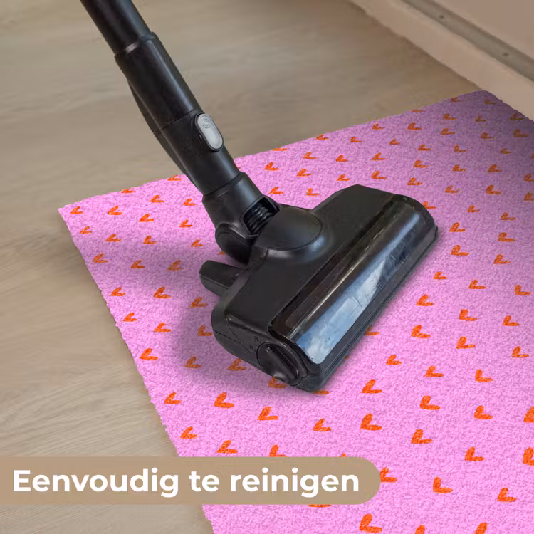 Deurmat - Rood -  Hartjes - Roze - Patroon — 9