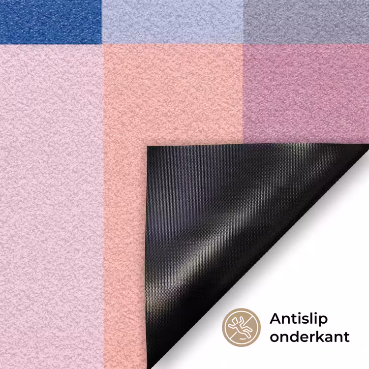 Deurmat - Stroken - Blauw - Patroon - Abstract — 6