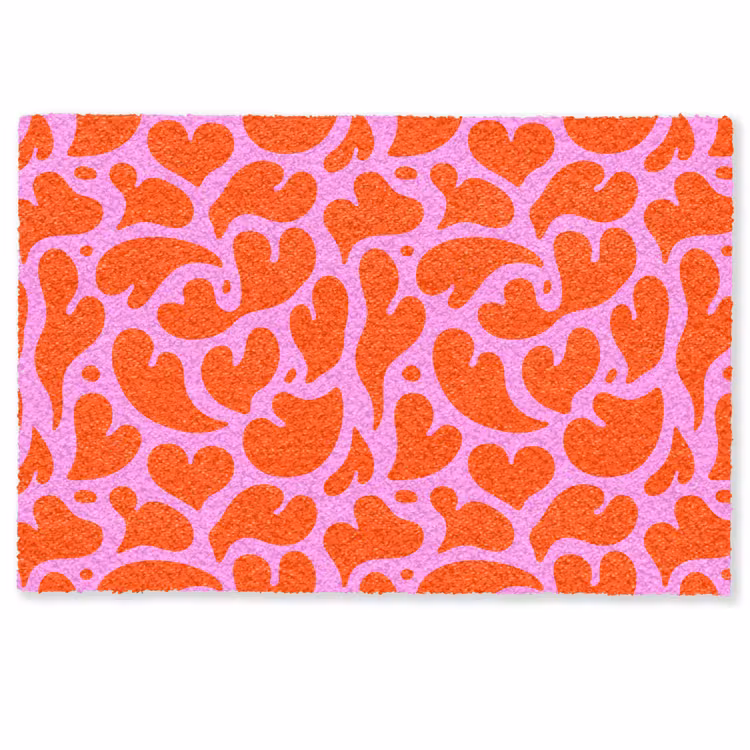 Deurmat - Valentijn - Harten - Roze - Rood — 1