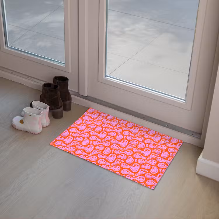 Deurmat - Valentijn - Smiley - Rood - Roze — 8