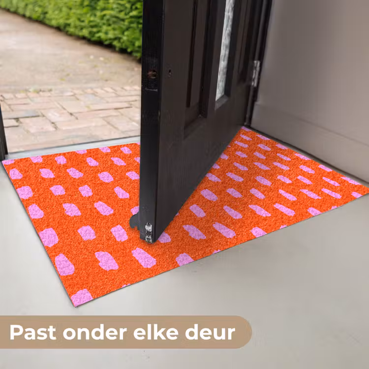 Deurmat - Verf - Roze - Rood — 7