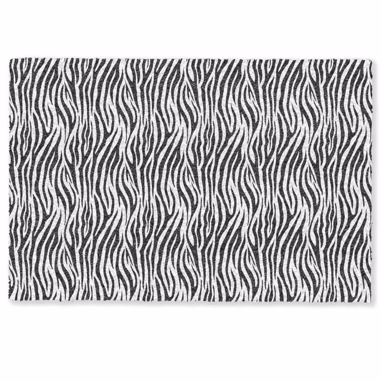 Deurmat - Zwart - Wit - Zebra - Patroon — 1