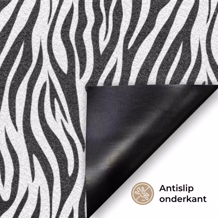 Deurmat - Zwart - Wit - Zebra - Patroon — 6