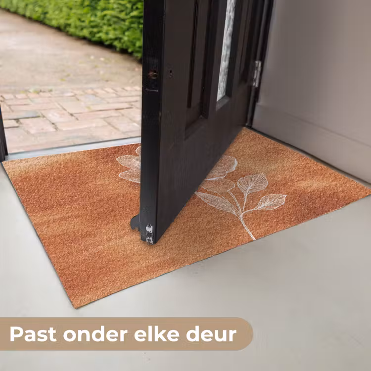 Deurmat - Bloem - Minimalistisch - Wit — 7