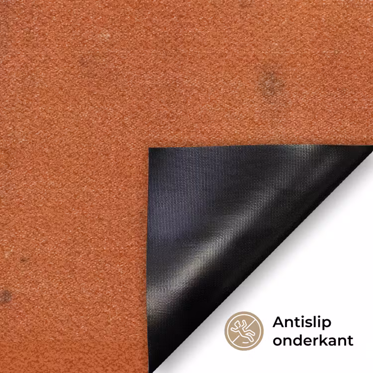 Deurmat - Bloemen - Wit - Subtiel - Roestkleur — 6