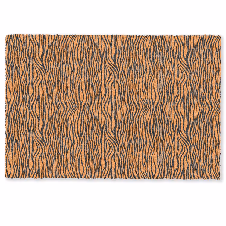 Deurmat - Tijger - Oranje - Patroon - Strepen — 1