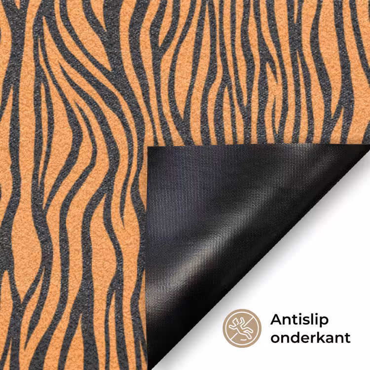 Deurmat - Tijger - Oranje - Patroon - Strepen — 6