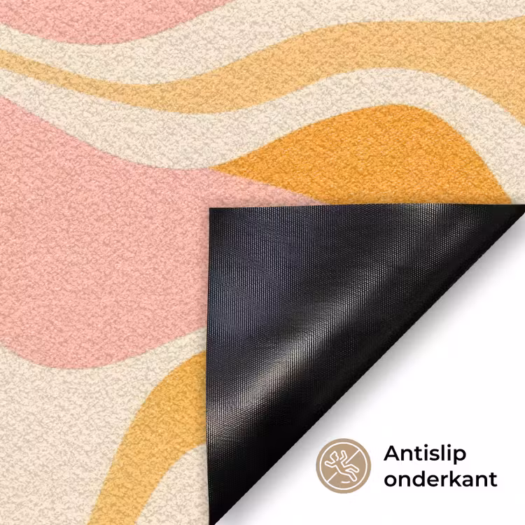 Deurmat - Abstract - Golvend - Oranje — 6