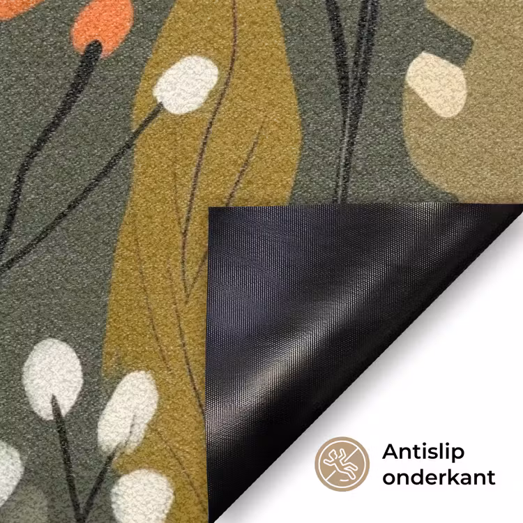 Deurmat - Bloemen - Illustratie - Groen — 6