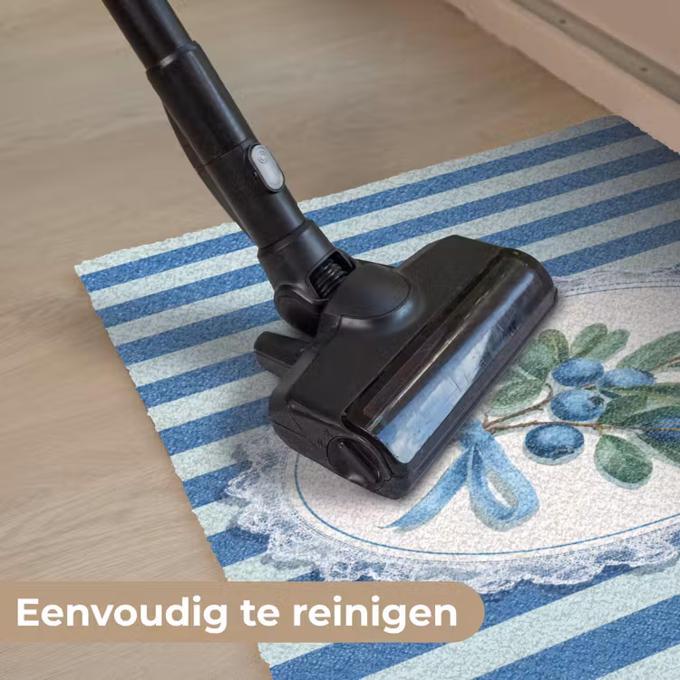 Deurmat - Illustratie - Bessen - Blauw - Strepen — 9