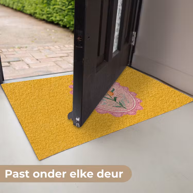 Deurmat - Lelie - Oranje - Lijst - Ovaal — 7