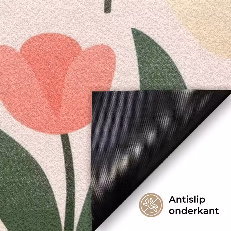 Deurmat - Tulpen - Modern - Roze — 6