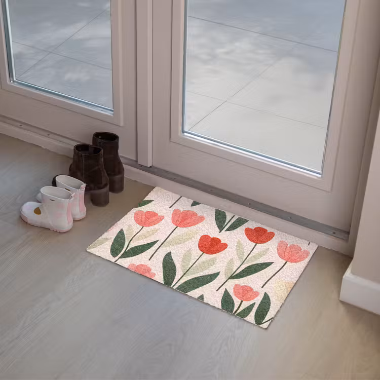 Deurmat - Tulpen - Modern - Roze — 8