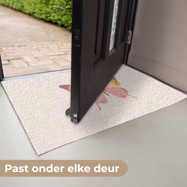 Deurmat - Vlinder - Illustratie - Roze — 7