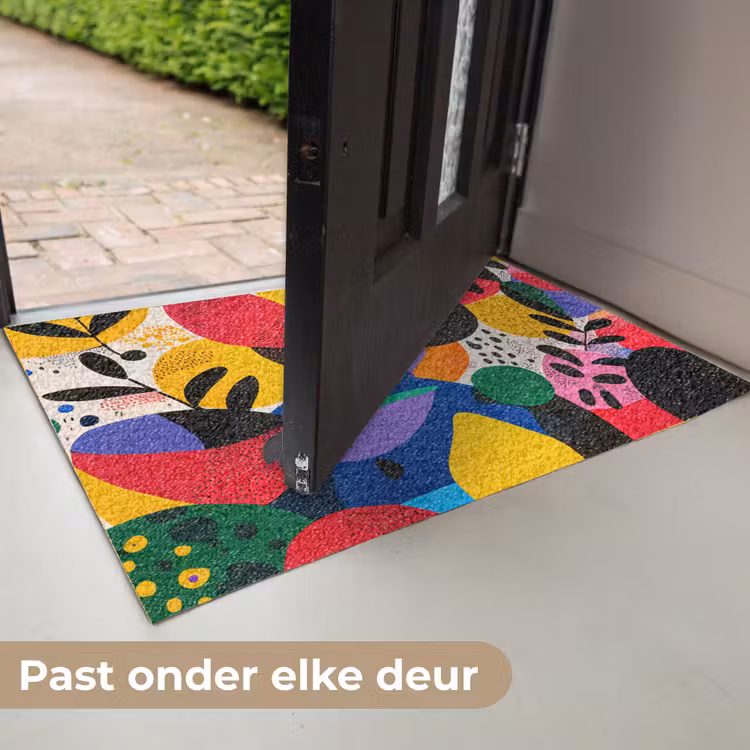 Deurmat - Vormen - Stippen - Kleurrijk — 7