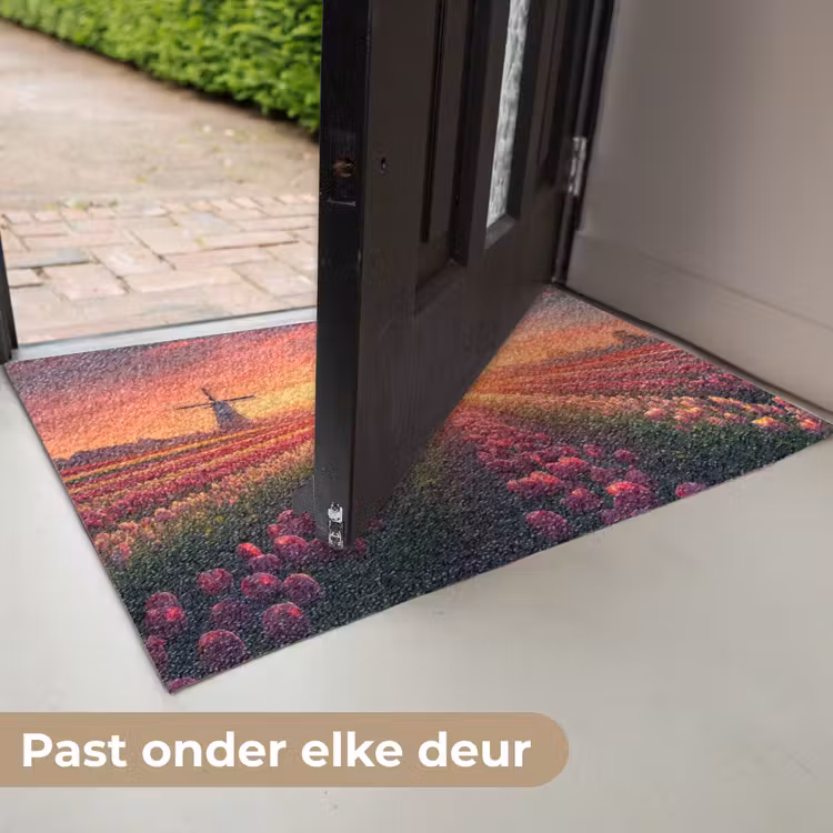 Deurmat - Windmolen - Zonsondergang - Landschap — 7