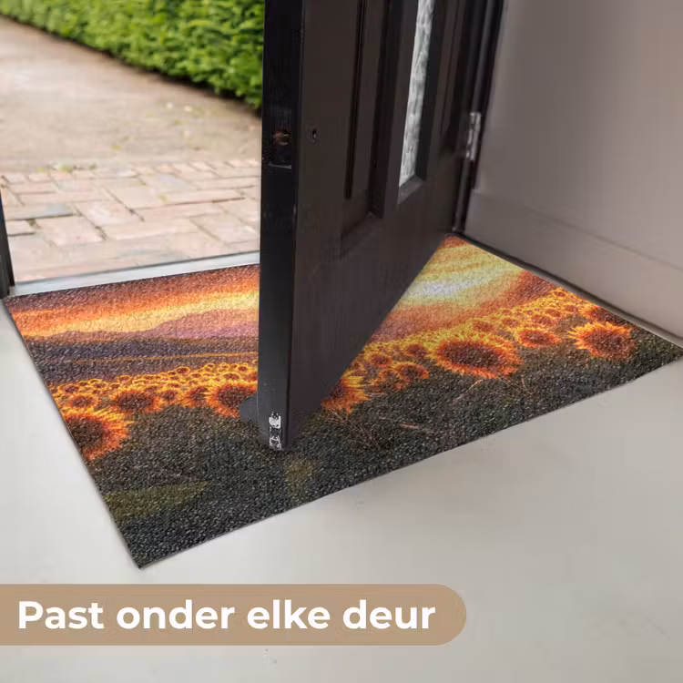 Deurmat - Zonnebloemen - Zonsondergang - Landschap — 7
