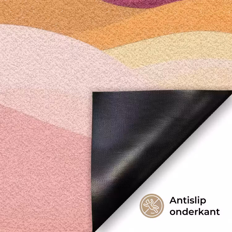 Deurmat - Bergen - Abstract - Zonnestralen - Roze — 6