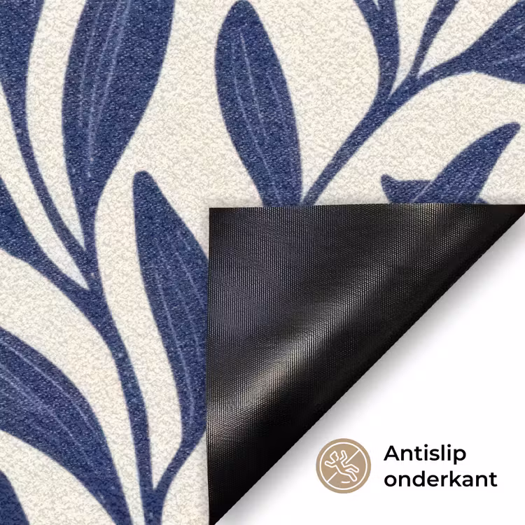 Deurmat - Bladeren - Klimop - Donkerblauw — 6