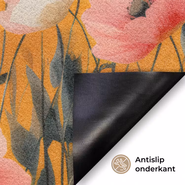 Deurmat - Bloemen - Veld - Geel — 6
