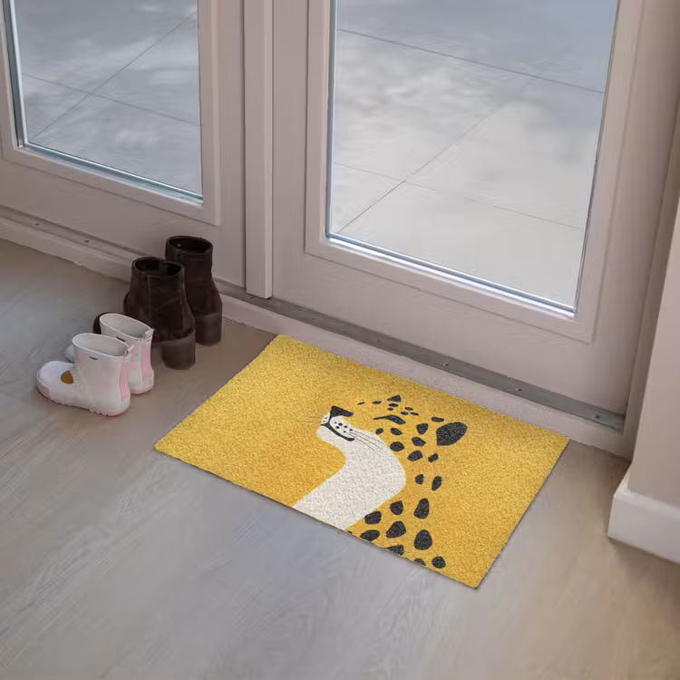 Deurmat - Cheetah - Illustratie - Geel — 8