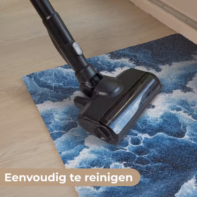 Deurmat - Golven - Blauw - Schuim — 9